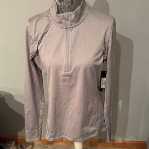 Reebok Women's Long Sleeve Top in Light Gray